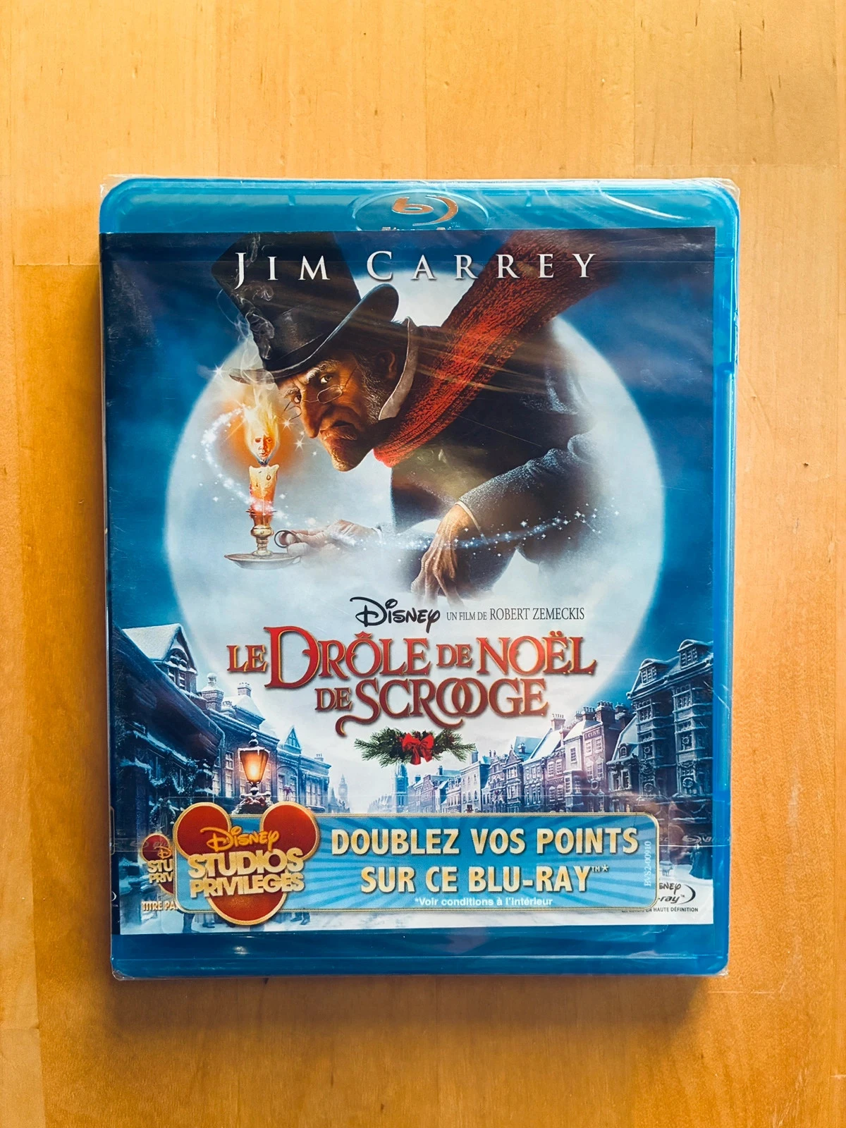 Blu-ray Le drôle de Noël de Scrooge Jim Carrey.
